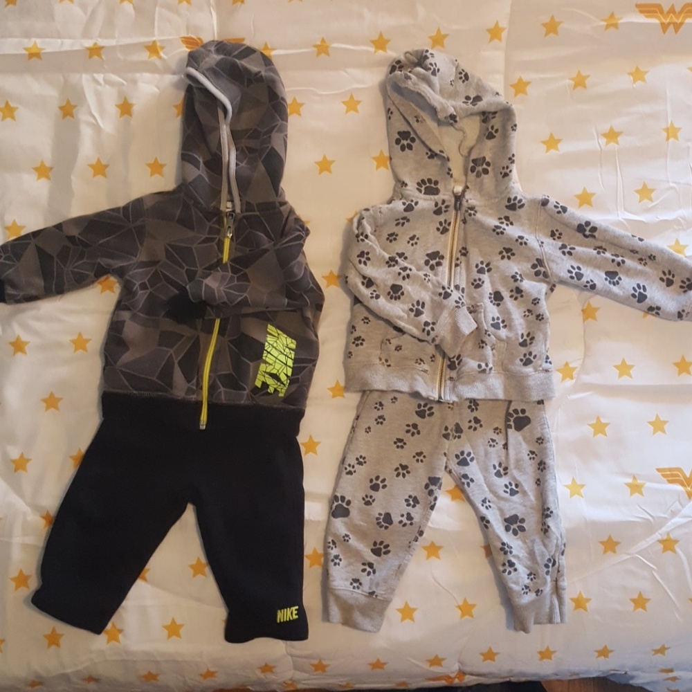 2 infant sweatsuits
